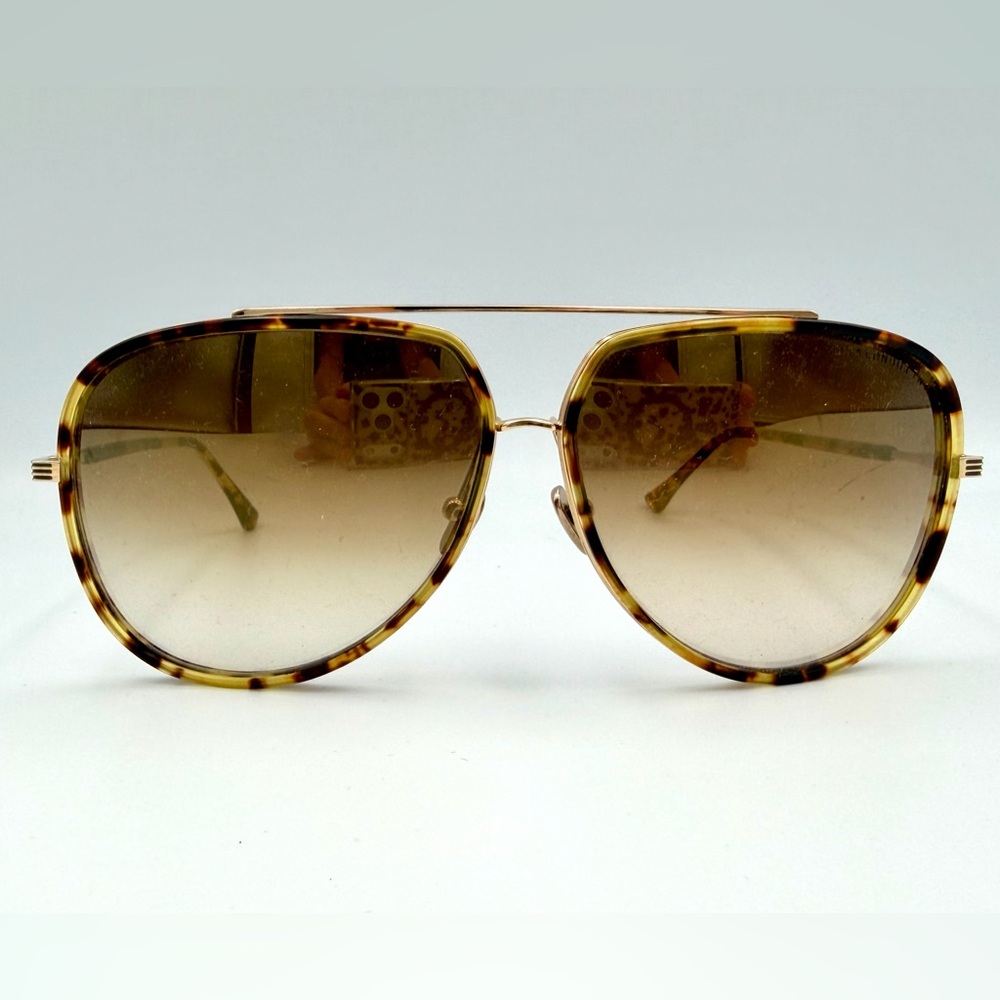 Dita “Condor Two” Tortoise Shell Aviator Sunglass… - image 3